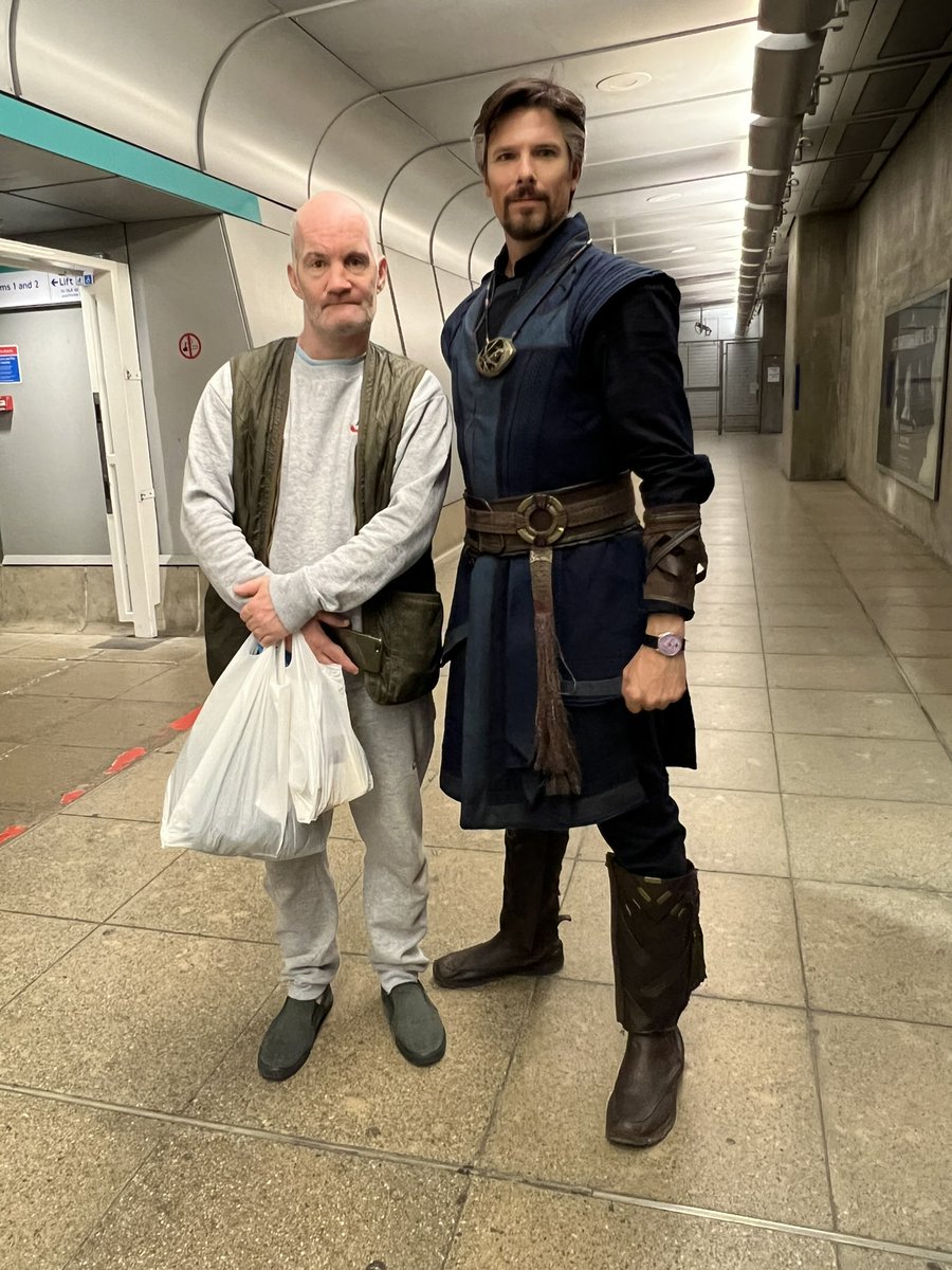 Can you help find this man? His name is Michael McDonald and he was over the moon to have this photo taken with me - but his phone was dead and I have no contact details for him! He has 9 nephews who he wants to share this photo with. It was taken at Canning Town DLR.