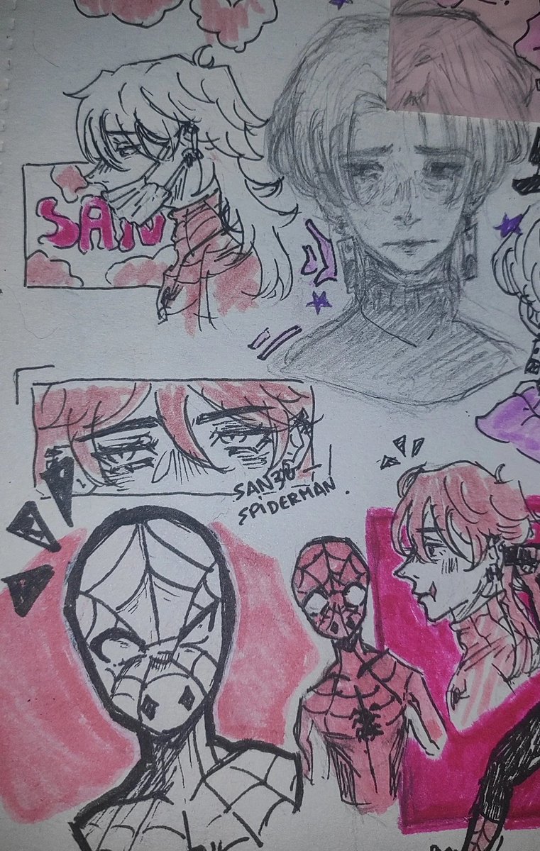 Sanzu spiderman and Izana. 

#TokyoRevengers  #東京卍リベンジャーズ #東卍FA 