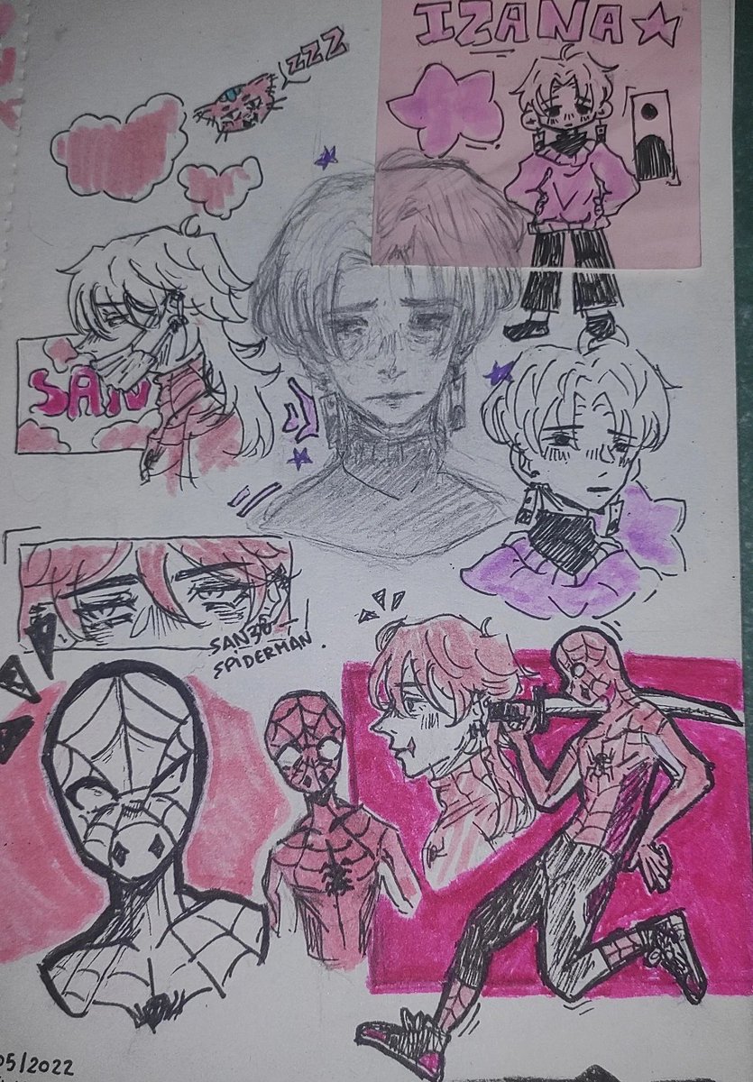 Sanzu spiderman and Izana. 

#TokyoRevengers  #東京卍リベンジャーズ #東卍FA 
