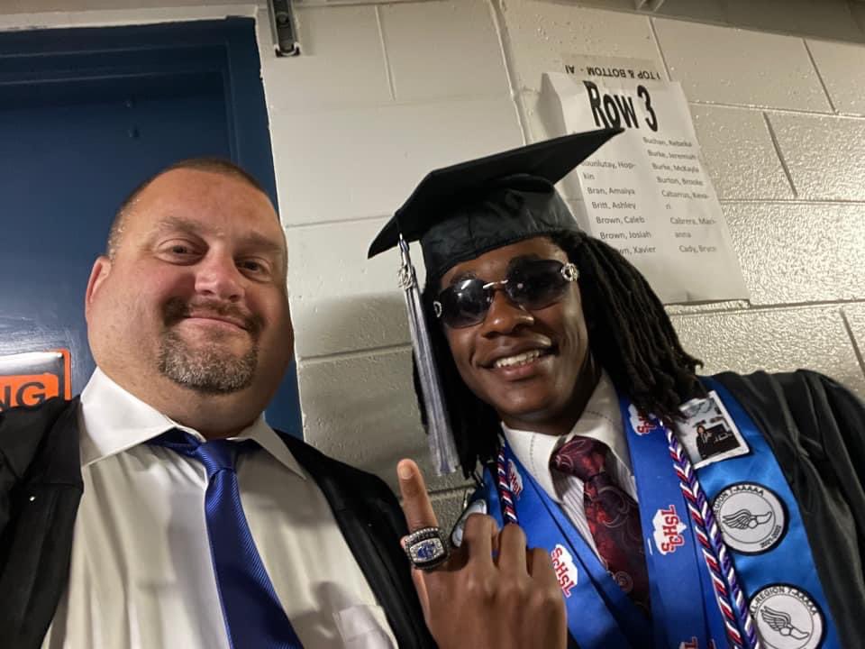 Thank you for everything you have done for me from beginning to end. 
I could write a book on how thankful I am to have you as my coach and mentor. You make me proud to be a part of CobraNation alumni. I love you coach♥️🤧 (I know this banquet gonna end in tears)😭#CobraPride🐍