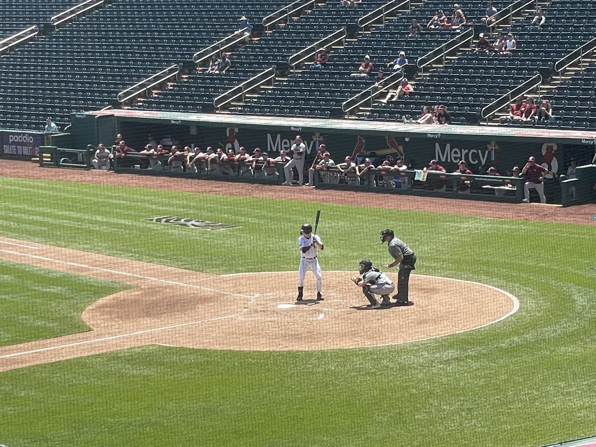 JulieJMasterson's tweet photo. #GradBear Jenkins gets our first RBI! https://t.co/BCxK85WR8o