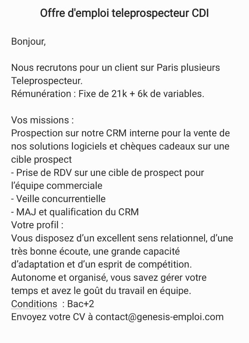 federationfadaf's tweet photo. #Genesis #Emploi https://t.co/b8jxvNR4HS