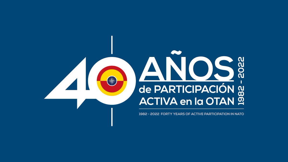 CM32467297's tweet image. 🇪🇸...🕊 30-May-1982/2022. 

More @

·nato.int/cps/en/natohq/…

· emad.defensa.gob.es/en/index.html?…

#NATO #OTAN #AtlanticAlliance #Spain 🇪🇸 #España #Peacebuilding 🕊 #Peacekeeping #Development #ArmsControl #Disarmament #ChildRights 👶🏻 #HumanRights  #HumanTraffickingAwareness