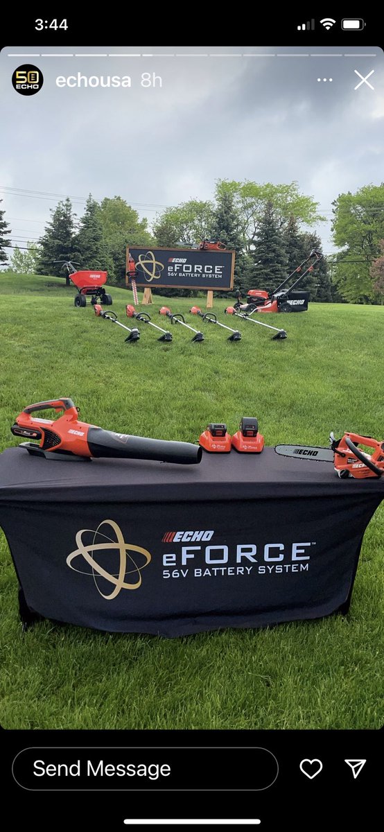 cleancutyards's tweet photo. If you haven’t checked out ECHO’s eFORCE 56V battery system, you should do it now. Quality equipment. Grab a couple of the 5.0Ah batteries and get to work…
https://t.co/gPNvp91SaK #echomeansbusiness #uagpro #uag2022 https://t.co/GgHZJpq4mu