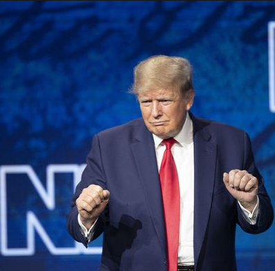 smc429's tweet photo. Mute me if you must, but every single day people are going to be reminded that the man they worship danced to the names of dead children at a gun convention. https://t.co/HxdIuFgS8T