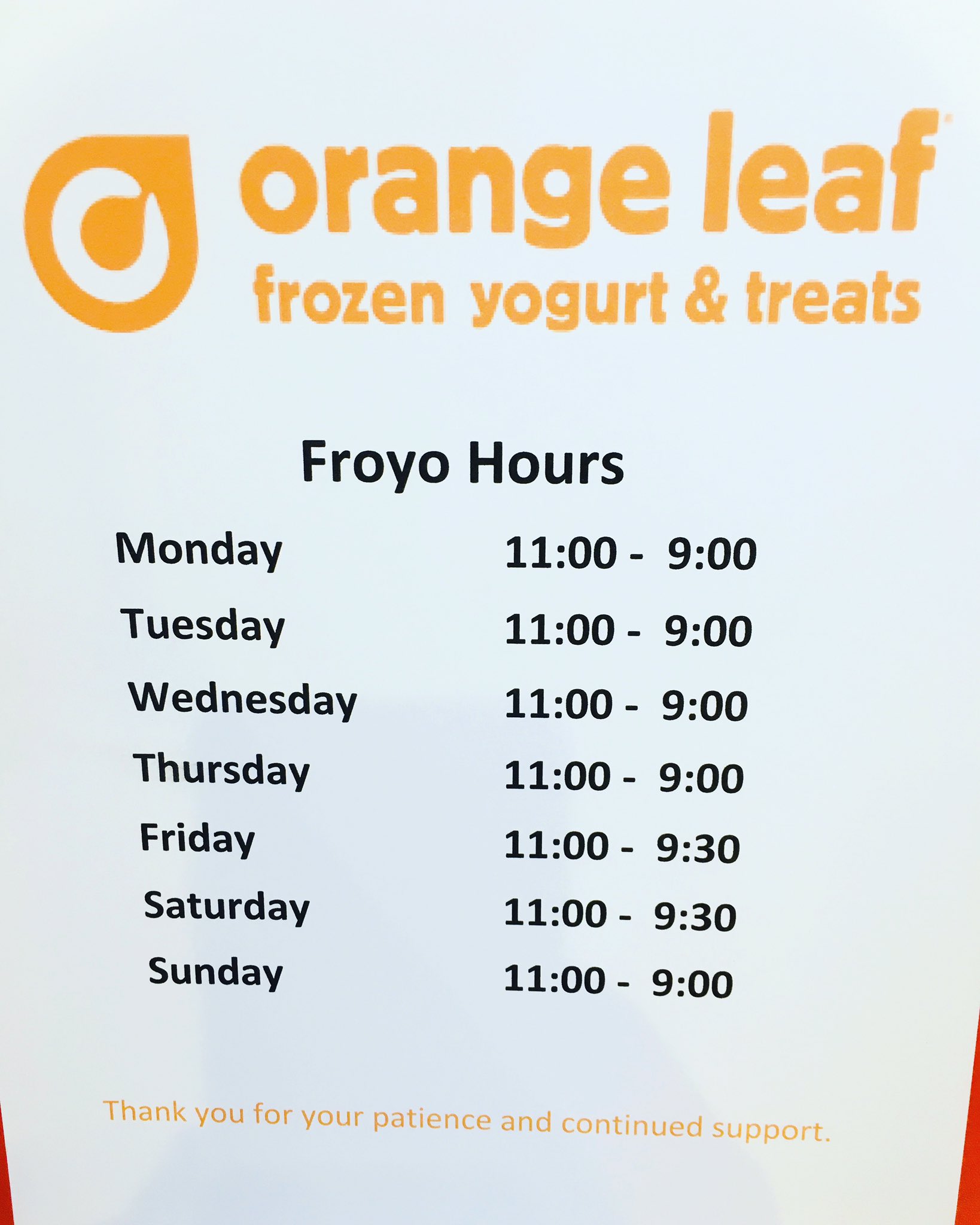 Orange Leaf Ankeny on X
