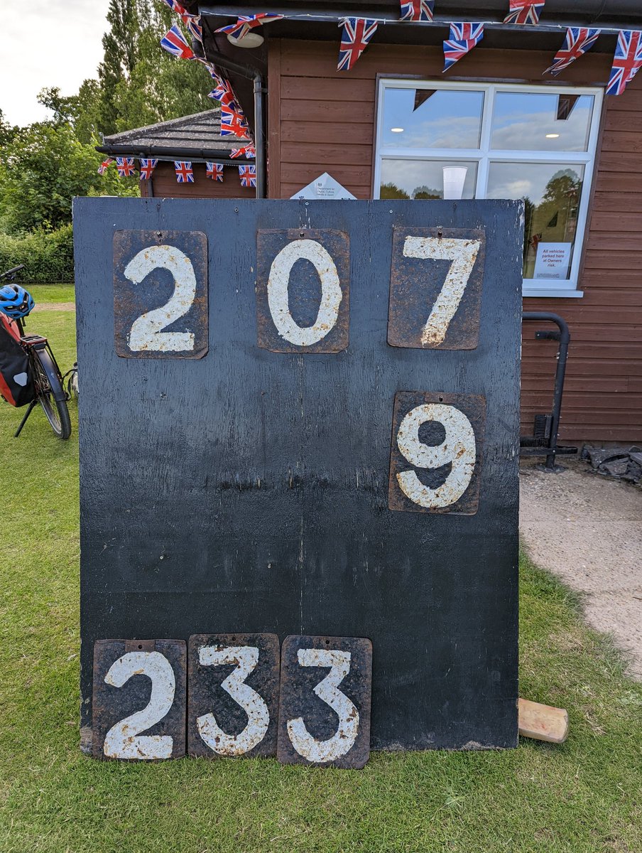 maresfieldcc's tweet photo. It's all over at the Real MCG. Well played @BuxtedParkCC who won by 26 runs. Malcolm Smith led the Maresfield chase with a fine 81. A great afternoon of cricket, and credit to both teams for a competitive but sporting game. #mares https://t.co/gstjCp7g5C