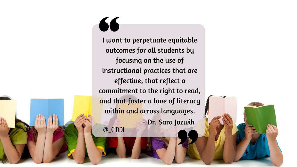 bwwojci's tweet image. RT @_CIDDL: Our latest Research and Practice Brief, Technology, Literacy, and Bilingualism in Special Education, with Dr. Sara Jozwik is now available! tinyurl.com/CIDDLRPBJozwik
@UWMSchoolofEd 
#EducatorPrep #EdTech #HigherEd #TeacherPrep #UDL #SpecialEdu…