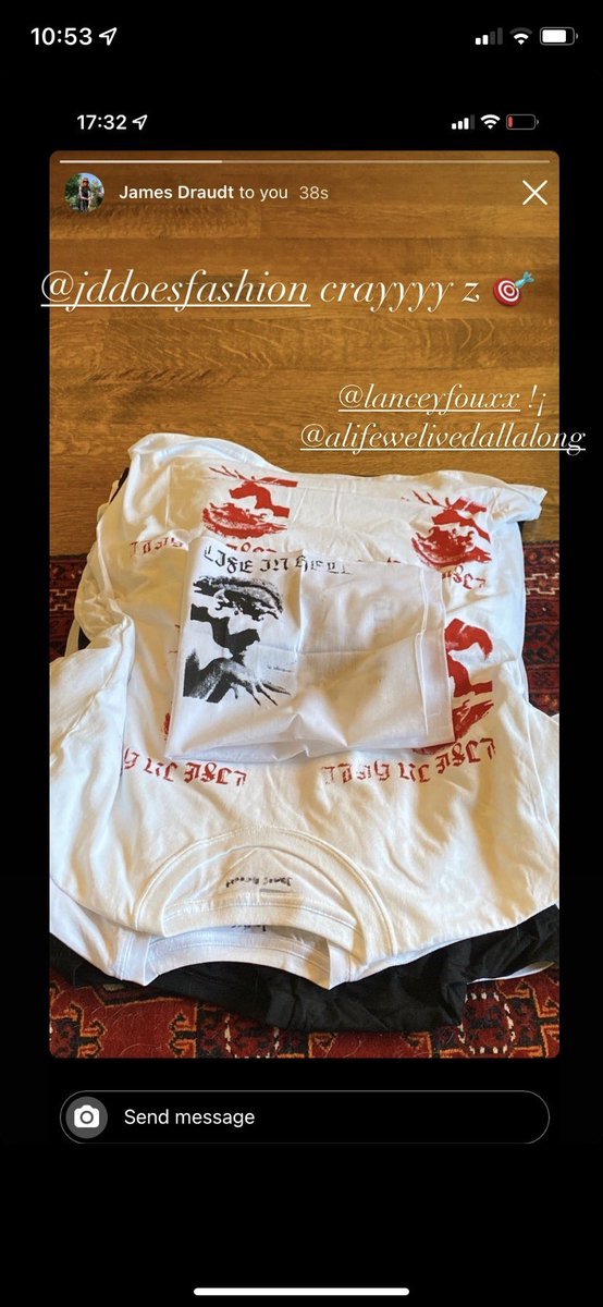 draudt_james's tweet photo. @lanceyfouxx I have some shirts I screenprinted for you at the Houston show tonight https://t.co/Zgiwby9er7