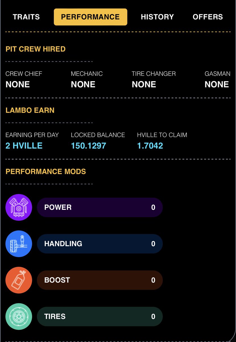 Only a few hours left until AUCTION for 1955 ends. At 275 $HVILLE = 1086 $ONE priced ⬇️ FP in our Marketplace. Bid 👉 app.wenlambo.one/#/Marketplace 
Like &amp; Retweet for a chance to win 400 $HVILLE which is enough to grab yourself a WenLamboNFT from our market or a handful of upgrades.