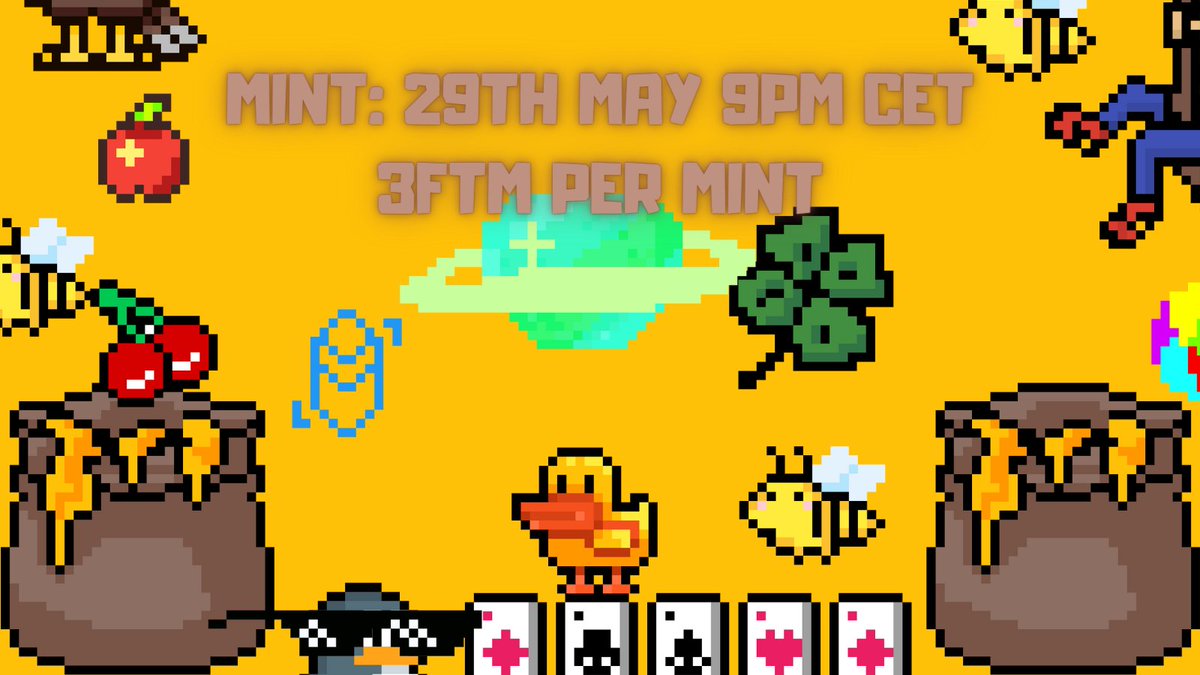 LosHoneyNFT's tweet photo. MINT LIVE🎉🐻 : https://t.co/aNLxDujAkI

#NFTdrop #FTMNFT $FTM #Fantom 

all collaboration: @FTMFroqorion , @AlienHeads_NFT , @ftmhearts , @FantomDrugzNFT , @crypto_wormz https://t.co/uTHjOWJTRg