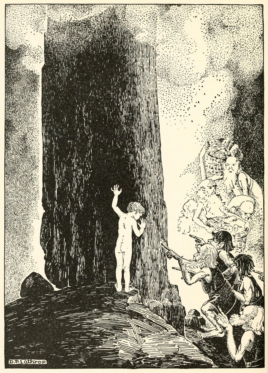 artistlathrop's tweet image. A Little Boy Lost, 1920 #dorothylathrop #lathrop wikiart.org/en/dorothy-lat…