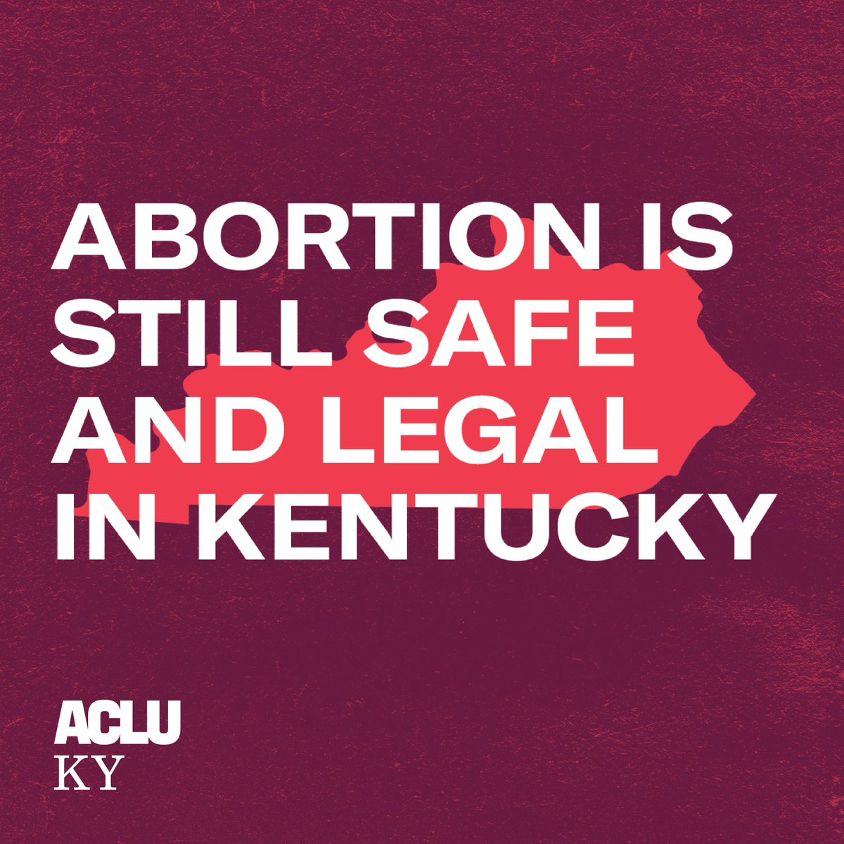 REMINDER: Abortion remain legal and you can still get an abortion in Kentucky. Find out who to call and how to seek assistance with cost, childcare, transportation, and more >> ACLU-KY.org/AbortionResour… #StopTheBans