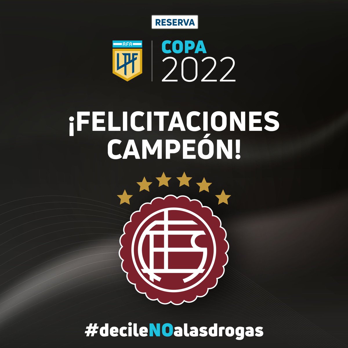 #ReservaLPF:
Porque Lanús derrotó a Estudiantes y se consagró campeón de la #CopaDeLaLiga