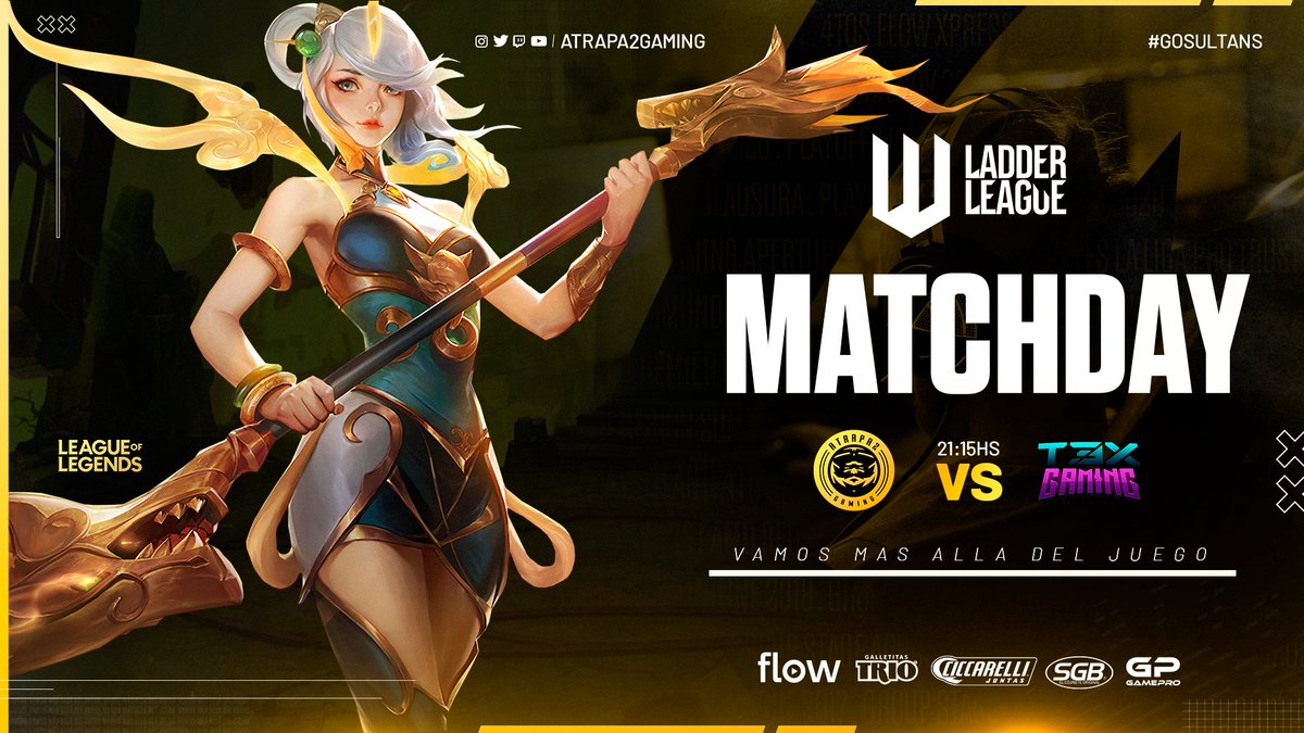 atrapa2gg's tweet photo. #LeagueOfLegends
Hoy vamos a decir presentes en la #LadderLeague22 de @1blockesports donde vamos a enfrentarnos a los chicos de @t3x_py.
Esperanzados en un buen debut del equipo ✨
Transmisión: https://t.co/ukdtrUJHrD 📺
#GoSultans 🕌 https://t.co/OMyFJyeLj4