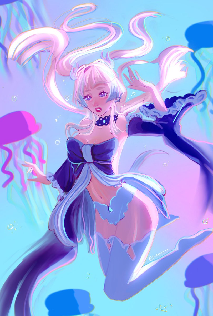 rismu_'s tweet photo. under the sea 🫧🎐

#Kokomi #原神 #GenshinImpact https://t.co/cfK4xLHJZ2