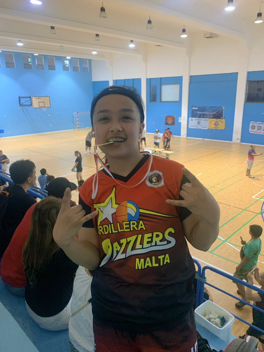 justinegraceee's tweet photo. First medal here in Malta, TyG! ☝🏼🏐 https://t.co/CfYo7FhgA1
