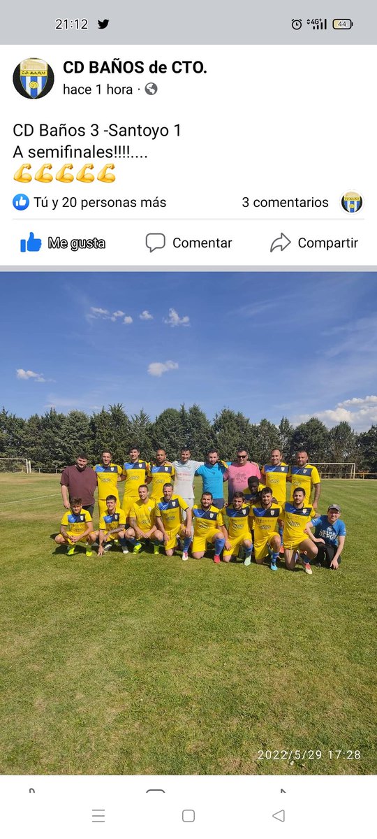 cdbanos's tweet photo. Victoria a semis contra SANTOYO 1-3 https://t.co/VgH0BTImgQ
