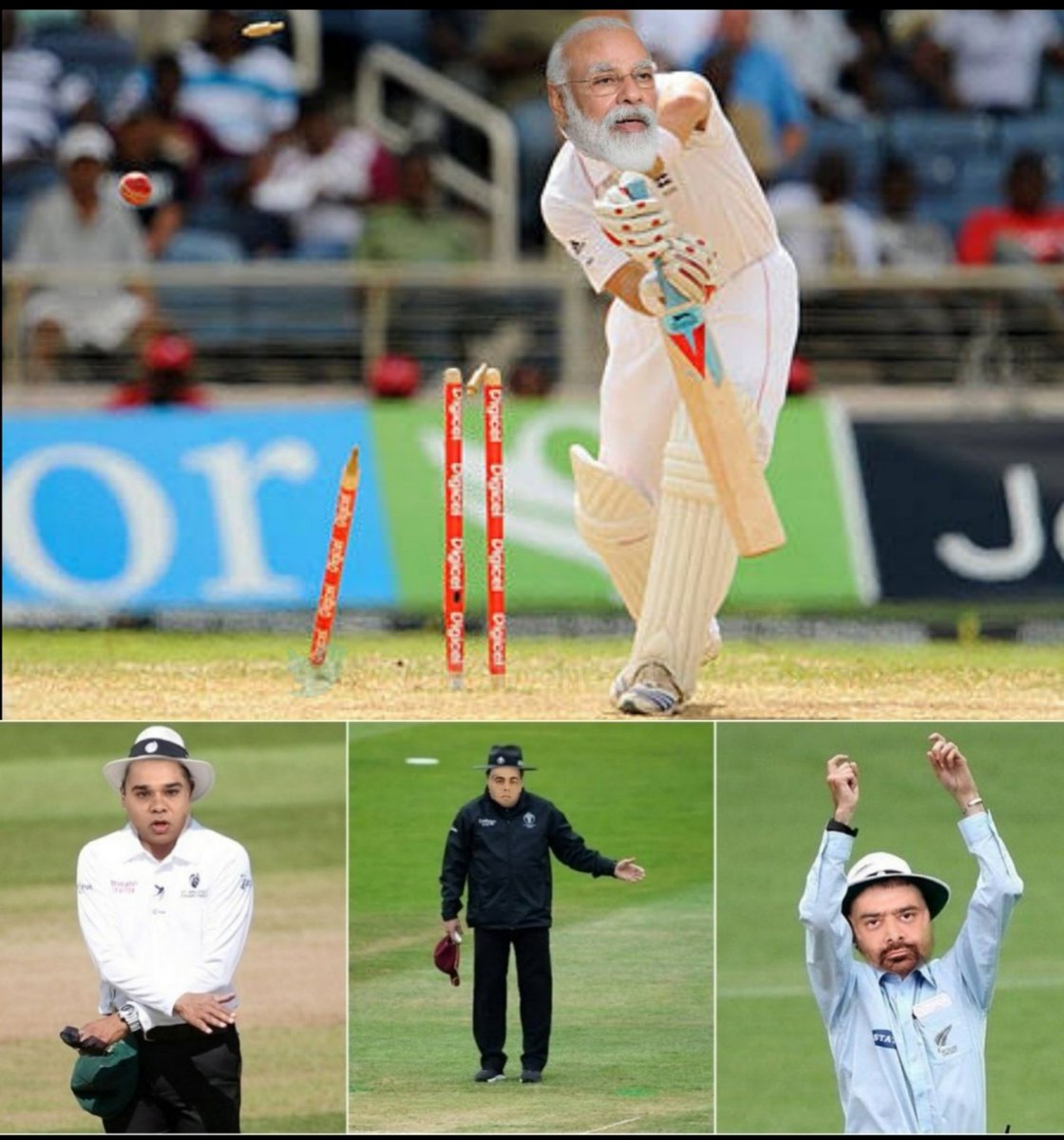 Mohdnawaz99's tweet photo. #fixing
Politics enters in ipl
Chennai mumbai famous teams out of play off race fist off season then rajastan won the toss and choose bat first we know that already amit shah comes to see match modi amit shah both are from gujrat and stadium also him etc sad #Ripipl https://t.co/UiWzRGdhuy