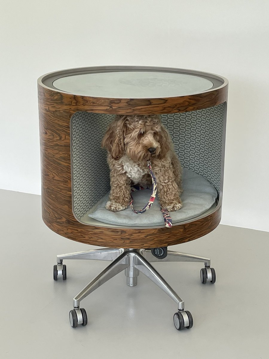 Rolo’s bed goes for £2350 #goodwoof #barkitecture