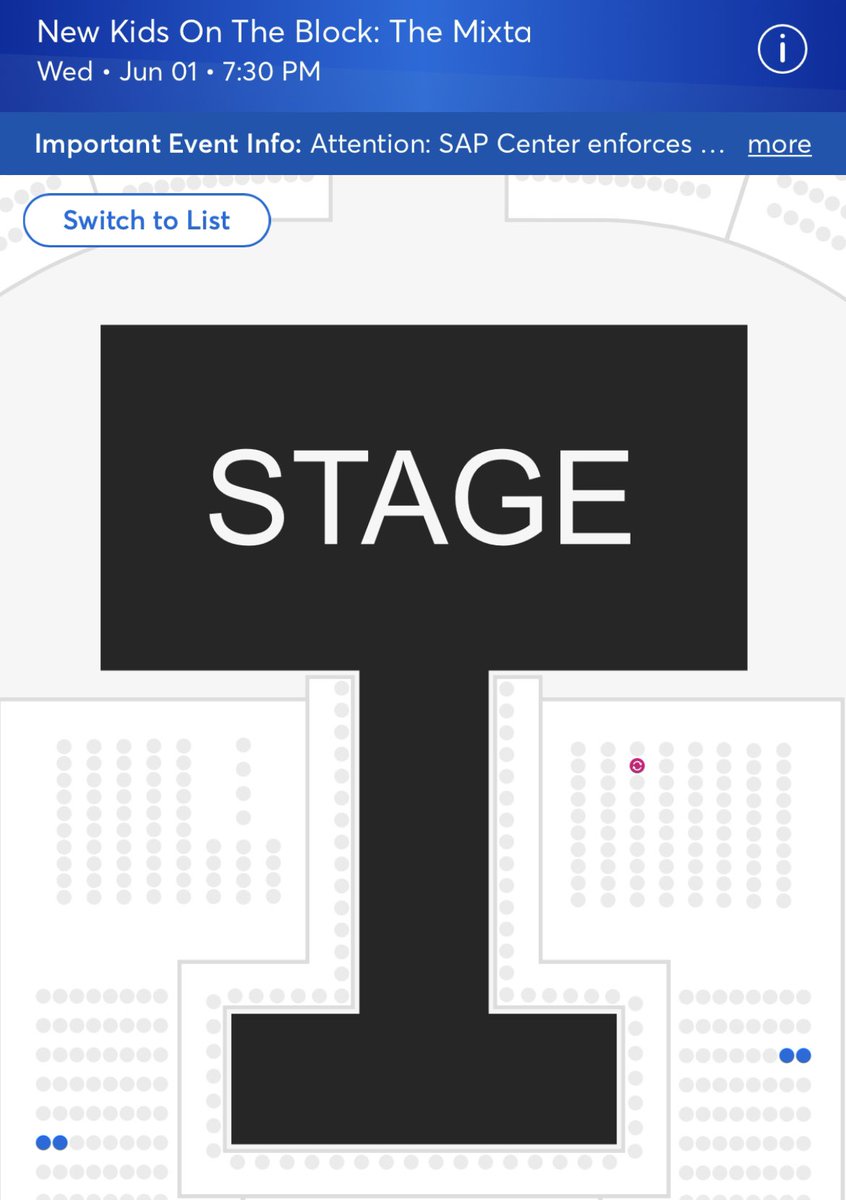 sweetd_cali's tweet photo. Need to sell 1 @NKOTB ticket for San Jose June 1. 3rd row floor. Pls DM if interested. 

#NKOTB #nkotbmixtapetour2022 https://t.co/jamDmmVeOr