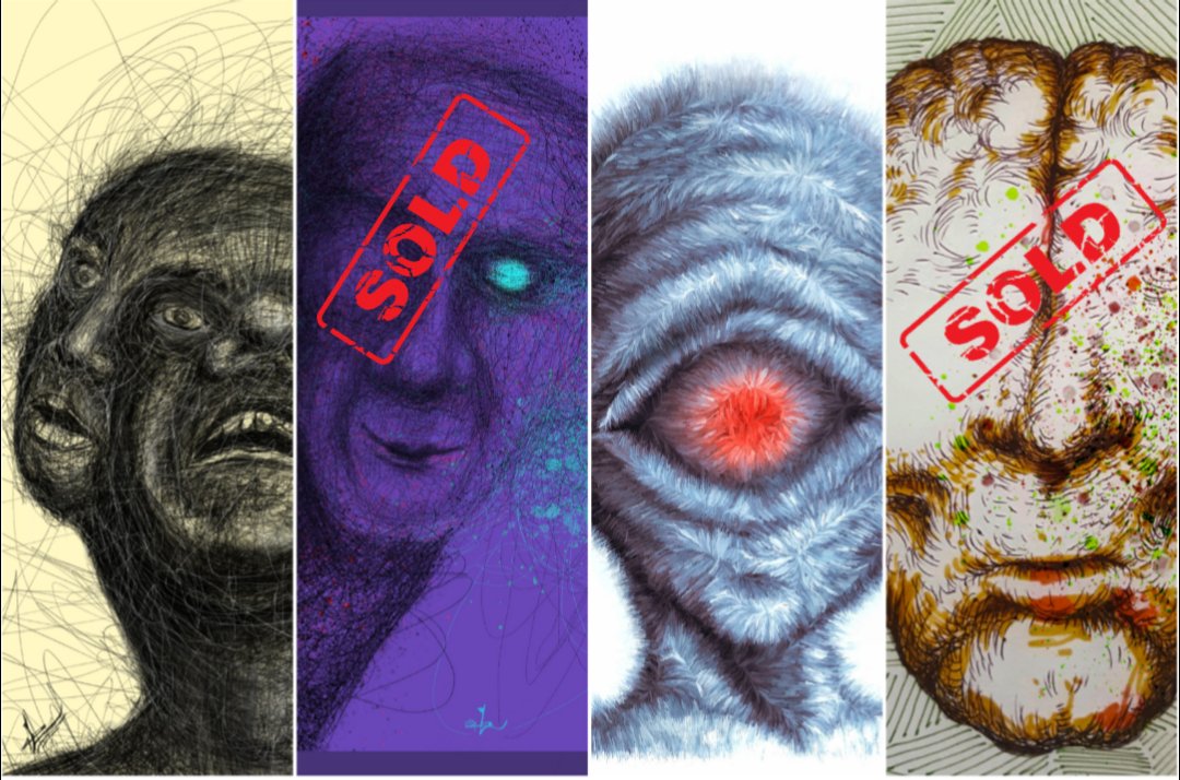 shahparism's tweet photo. ♦️Momentary Feeling♦️
.
🎨 8 pieces are available on this collection on @foundation and 7 pieces sold
🩸I always try to draw my momentary feelings
🏆I will have a giveaway for buyers soon
⛓️Link in comment 
#nft #Benjaminbitcoin #OGCollective 
@BenjaminBitcoin @unchained_ninja https://t.co/RWcpUgvXH9