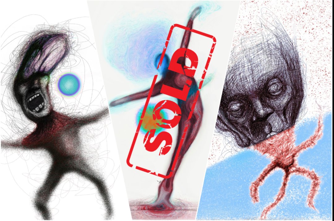 shahparism's tweet photo. ♦️Momentary Feeling♦️
.
🎨 8 pieces are available on this collection on @foundation and 7 pieces sold
🩸I always try to draw my momentary feelings
🏆I will have a giveaway for buyers soon
⛓️Link in comment 
#nft #Benjaminbitcoin #OGCollective 
@BenjaminBitcoin @unchained_ninja https://t.co/RWcpUgvXH9