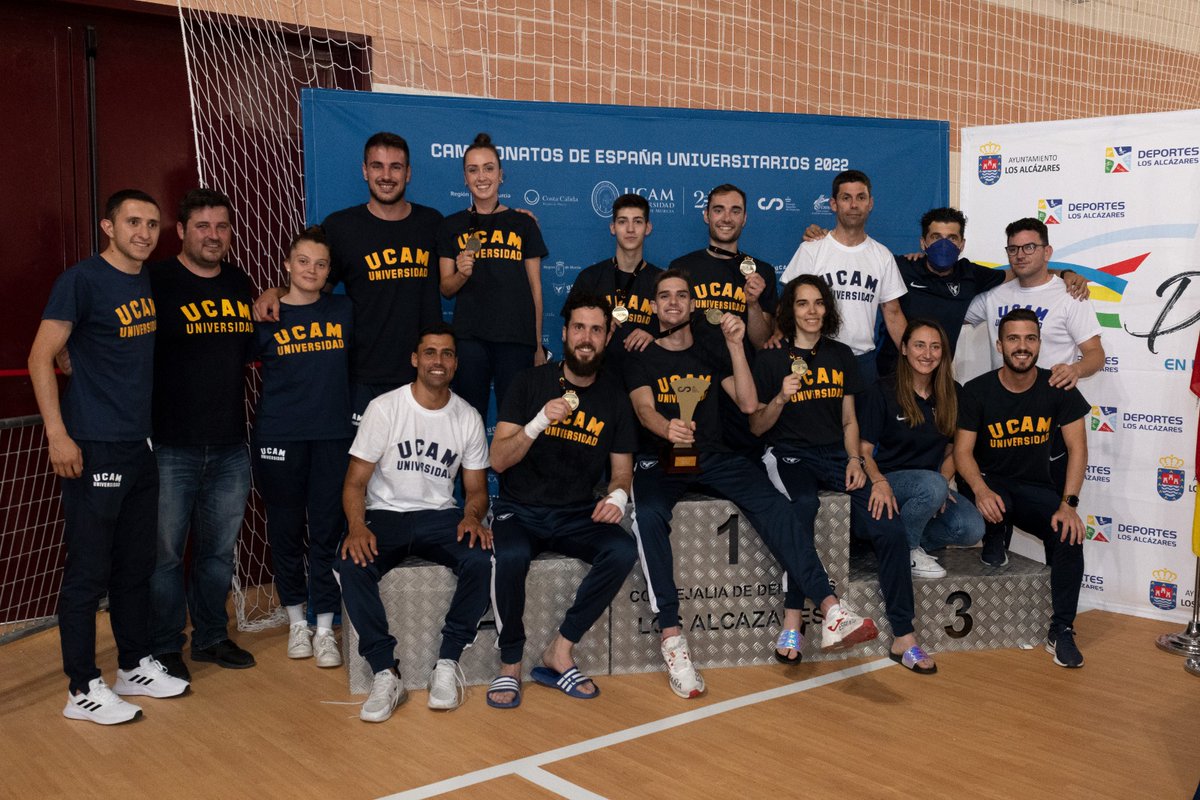 NUEVE MEDALLAS PARA LA <a href="/UCAM/">UCAM Universidad</a> EN EL #CEU2022 DE TAEKWONDO 🥋🇪🇸

🥇 Raúl Martínez
🥇 Javier Pérez Polo
🥇 Adrián Vicente
🥇 Marta Calvo
🥇 Ramón Ruiz Domenech
🥇 Raquel Guillén
🥉 Beatriz Núñez
🥉 Gemma Sardina
🥇 POR UNIVERSIDADES

¡Enhorabuena, puro espectáculo!💥👏

#OrgulloUCAM