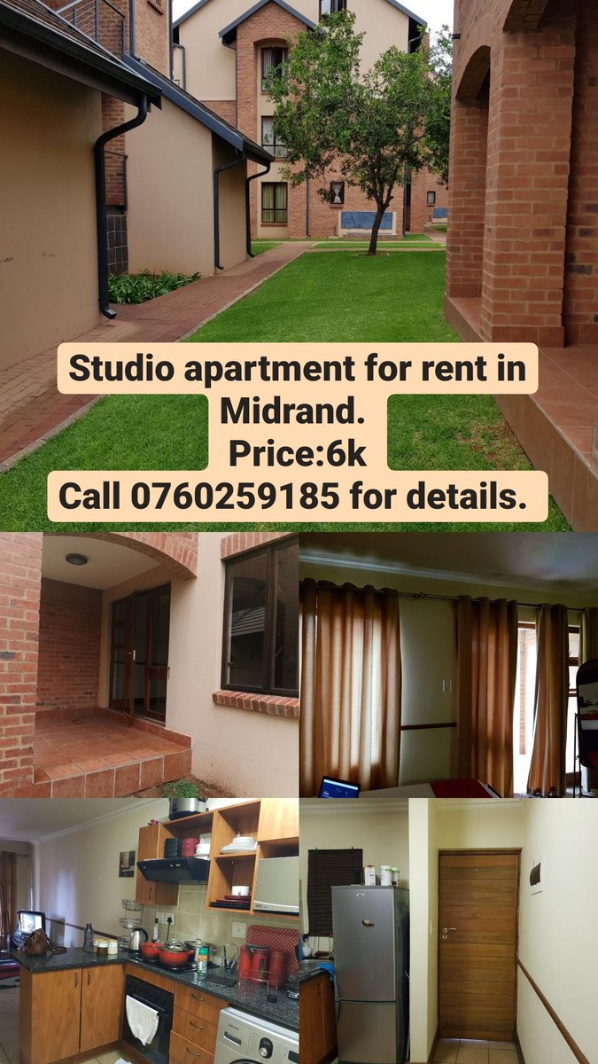 00_thato's tweet photo. If you know anyone who needs an apartment in Midrand, please spread the word. https://t.co/BqTMpcCnDv