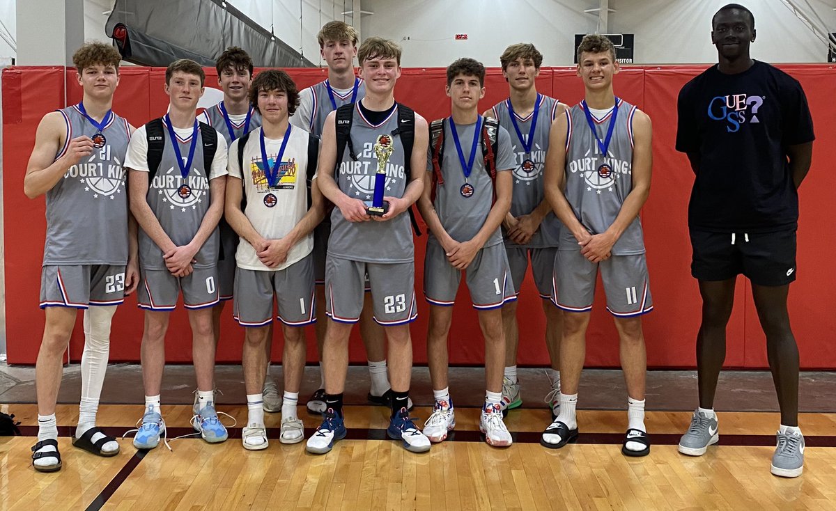 Court Kings 2022 (@courtkings22) on Twitter photo Kings get the Gold with a tough OT championship win 62-59 and a guest coach <a href="/gbiliew/">Goanar Biliew</a> 👑🏀<a href="/colton_ras/">Colton Rasmussen</a> <a href="/scheffler_cole/">cole scheffler</a> <a href="/SternbergLuke/">Luke Sternberg</a> <a href="/Max__DeVries/">Max DeVries</a> <a href="/abe_mcintosh/">Abram McIntosh</a> <a href="/nickdenning_/">Nick Denning</a> @LukeWiebers @Lance84942691 @RyanWedemeyer21 Kings get the Gold with a tough OT championship win 62-59 and a guest coach <a href="/gbiliew/">Goanar Biliew</a> 👑🏀<a href="/colton_ras/">Colton Rasmussen</a> <a href="/scheffler_cole/">cole scheffler</a> <a href="/SternbergLuke/">Luke Sternberg</a> <a href="/Max__DeVries/">Max DeVries</a> <a href="/abe_mcintosh/">Abram McIntosh</a> <a href="/nickdenning_/">Nick Denning</a> @LukeWiebers @Lance84942691 @RyanWedemeyer21