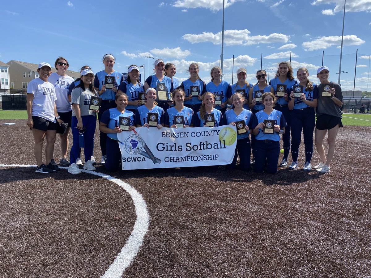 Softball…
The Champs are here.
IHA wins 11th Bergen County title with an 8-0 win over Ramapo.