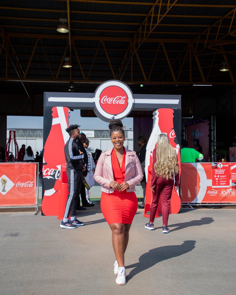 MotshidisiM's tweet photo. Your #DMVCA nominee out at the brilliant @CocaCola_ZA FIFA World Cupβ’οΈ Trophy Tour events. What a dope weekend with the team! And, I finally have a pic with footballβs coveted prize ππ https://t.co/BYxYYlEXtv