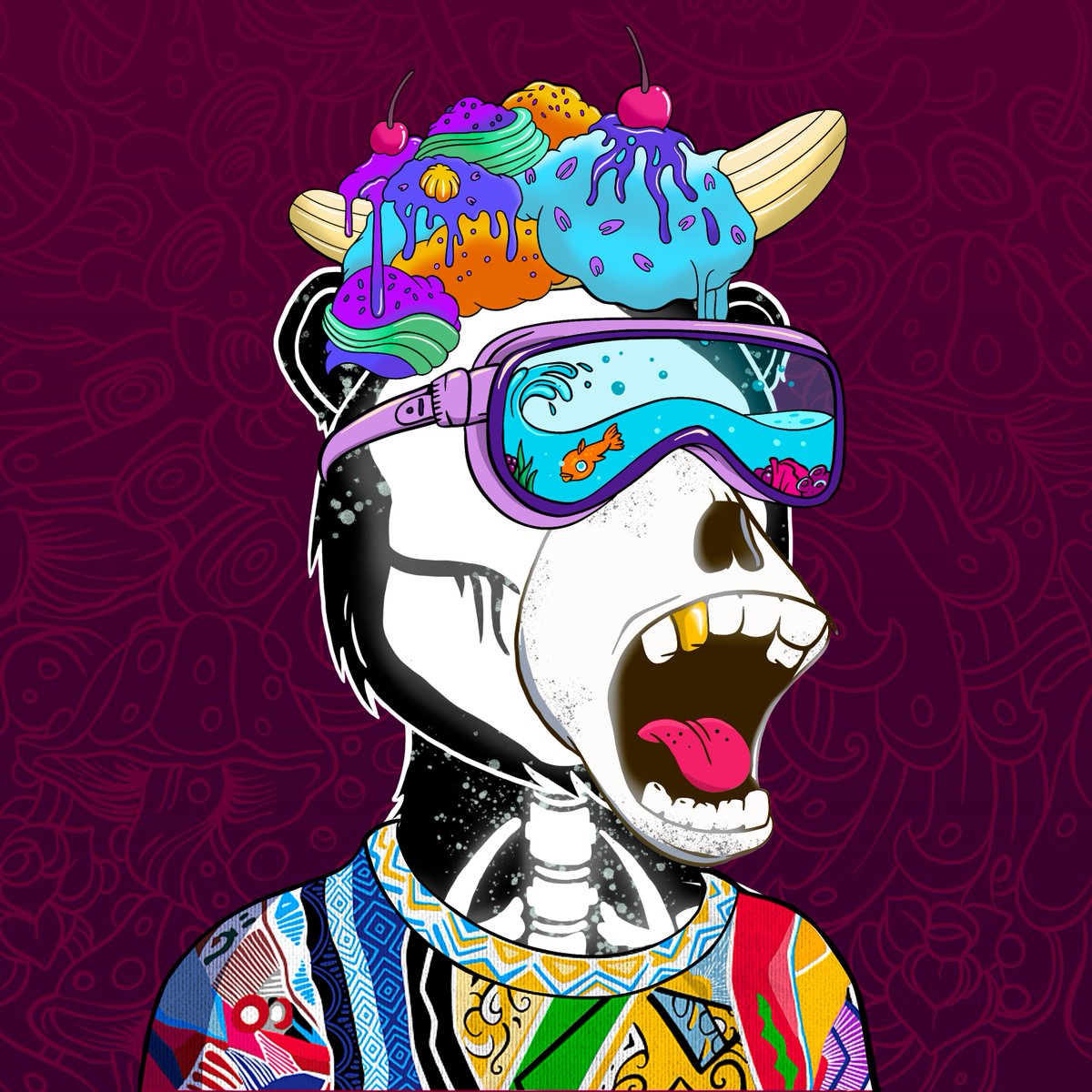 First 4,200 to interact and join the Discord will have a good trip. 👌 discord.gg/trippinbeartri…

#Solana #SolanaNFTs