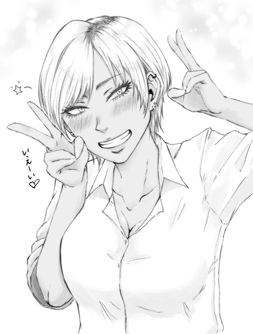 スマホ向けたらポーズ取ってくれる褐色ギャル。 