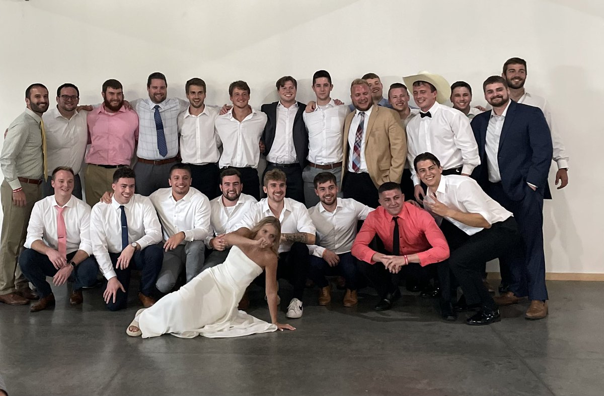Congratulations to our guy Cody and his new bride Michaela! Continue “building lasting relationships” #KeepBuilding 
<a href="/CodyGus14/">Cody Gustafson</a>