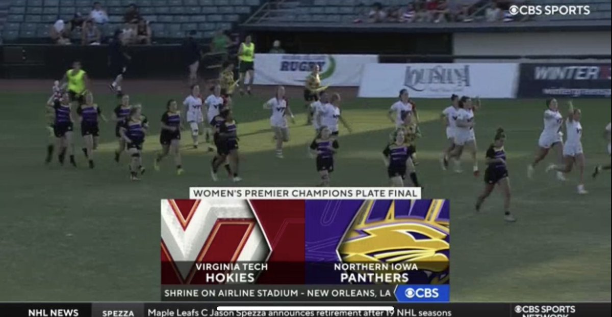 Thank you to everyone who watched, to Virginia Tech for a hard-fought match, and to <a href="/CBSSports/">CBS Sports</a> for broadcasting.🏉We love the game.