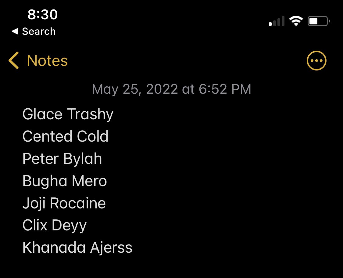 Predicted 5/7 this was in no order btw