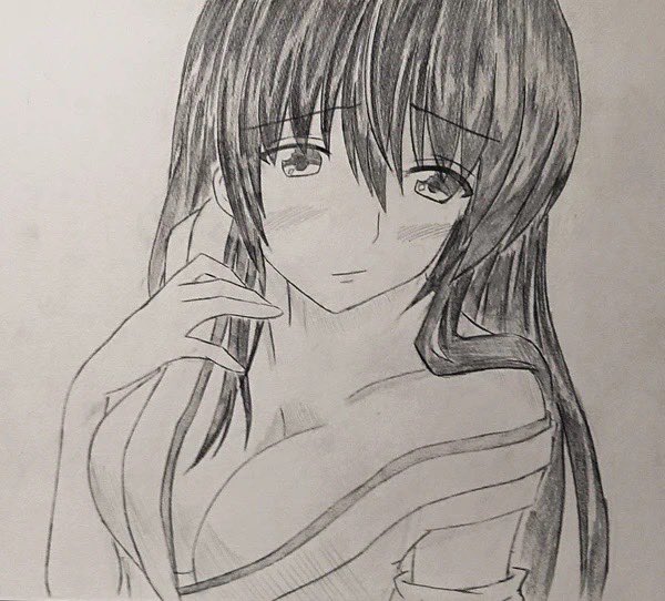 過去絵をいじってから塗ってみました 