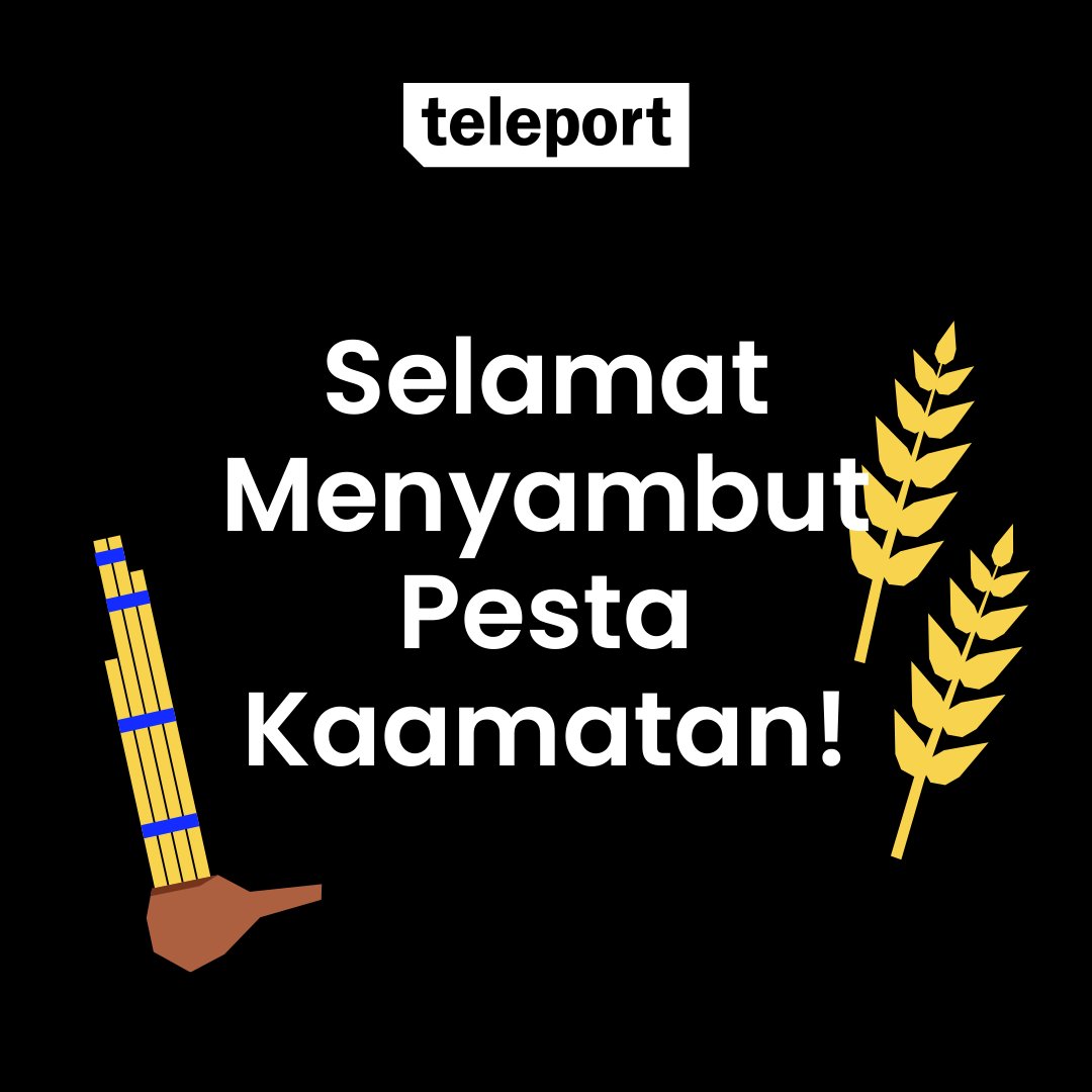 teleportasia's tweet photo. Happy Harvest Festival! Wishing all Sabahans an abundance of blessings and a bountiful harvest this year.
#Teleport #Teleportbyairasia #Madetodeliver #SelamatMenyambutPestaKaamatan #Kaamatan #logistics #aircargo #airfreight #shipthingsbetter #deliverthingsbetter #fasterdelivery https://t.co/PhObQB77OC