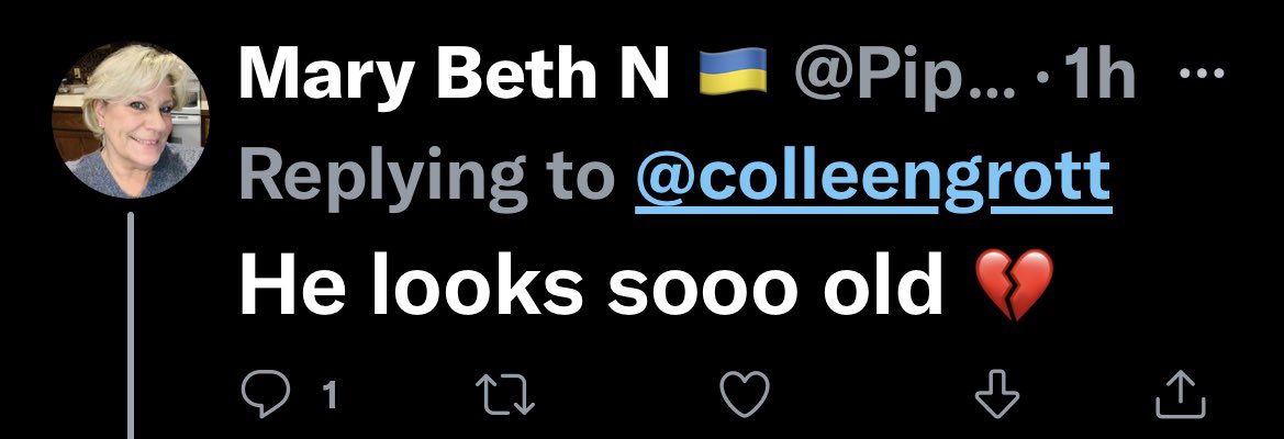 COLLEENGROTTMOM's tweet photo. I’m getting so many tweets about Marty commenting on his looks or implying that Marty is not being cared for that I am again considering restricting my account or just limiting his picture &amp; tweets. It’s not fair to him. This is one of several just today! https://t.co/a4o0UXzl3o