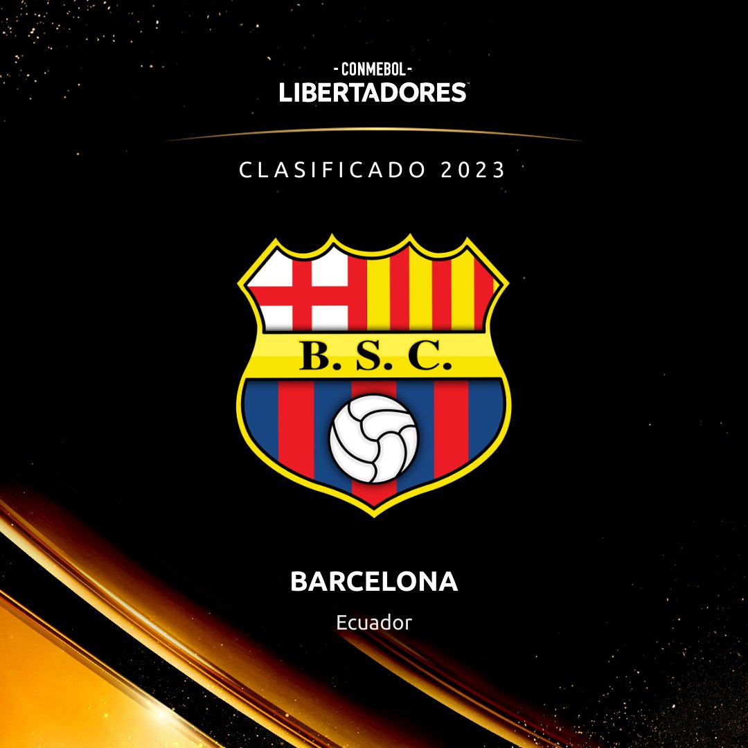 Libertadores's tweet image. 👋🇪🇨 ¡Bienvenido! @BarcelonaSC se aseguró un lugar en la CONMEBOL #Libertadores 2023.

🙌 Subcampeón de la Copa en 1990 y 1998, será su participación 29 en la competencia.