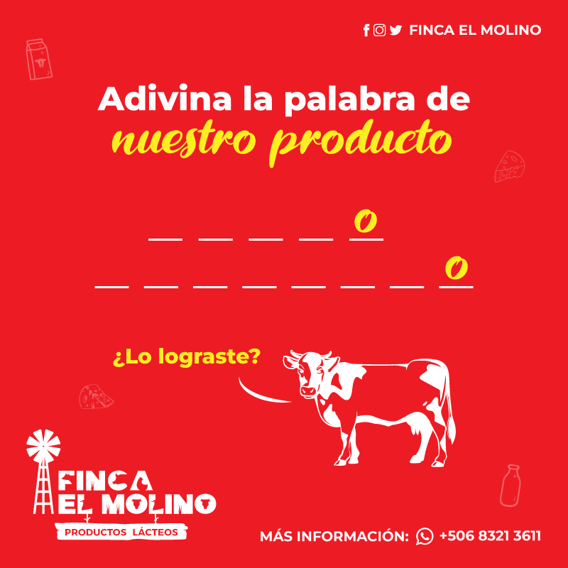 fincaelmolinocr's tweet photo. Una pista: es nuestro producto estrella. 🤔🐮
100% natural, con frescura, con sabor y de calidad. https://t.co/lCyQjckq1i