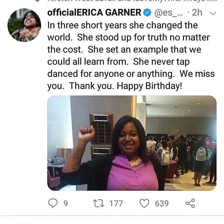 sistadbarnes's tweet photo. #EricaGarner 🖤👑✊🏾📢 https://t.co/rBBSIJmhzI