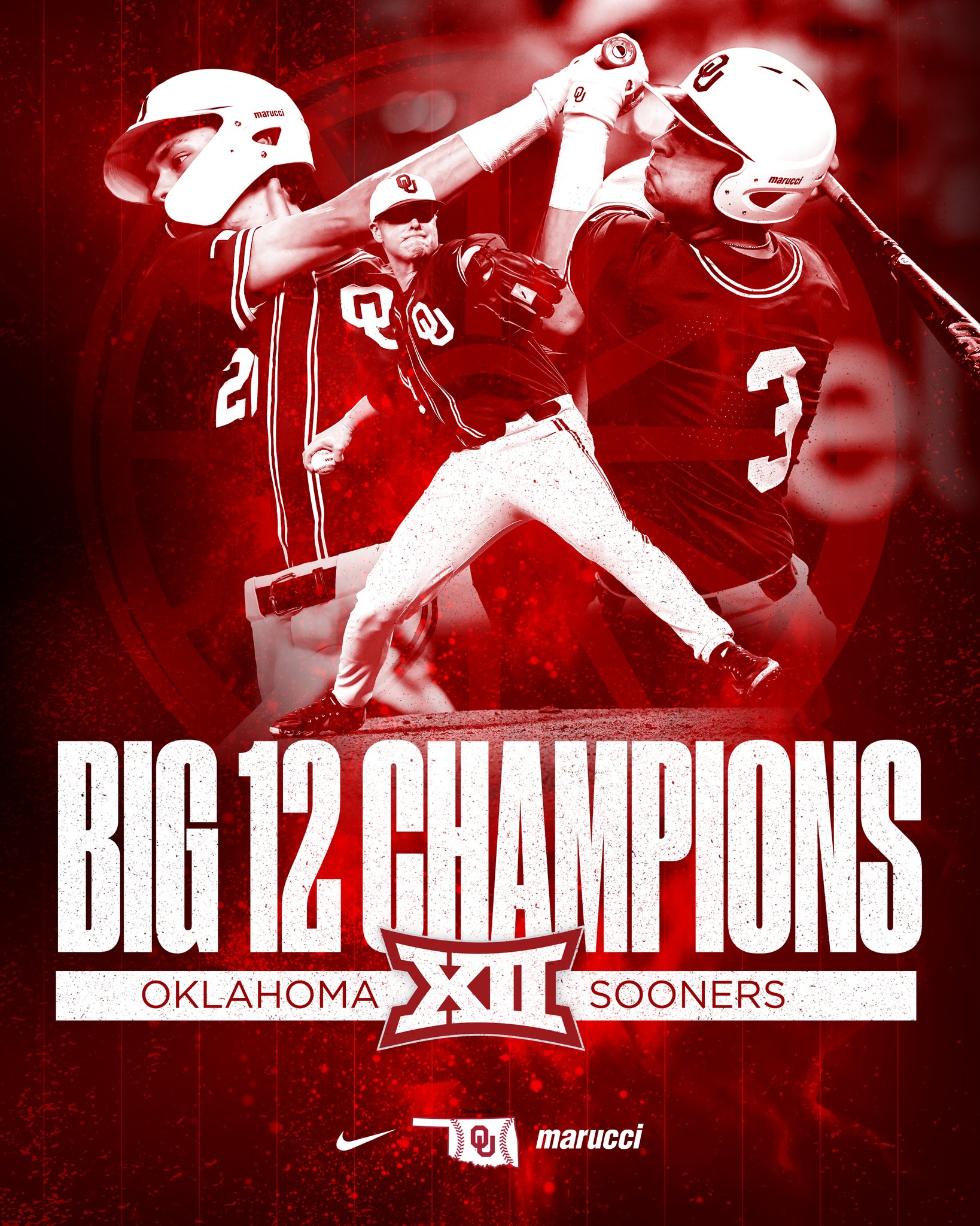 Oklahoma Baseball on Twitter "𝐁𝐈𝐆 𝟏𝟐 𝐂𝐇𝐀𝐌𝐏𝐈𝐎𝐍𝐒 BOOMERSOONER https//t