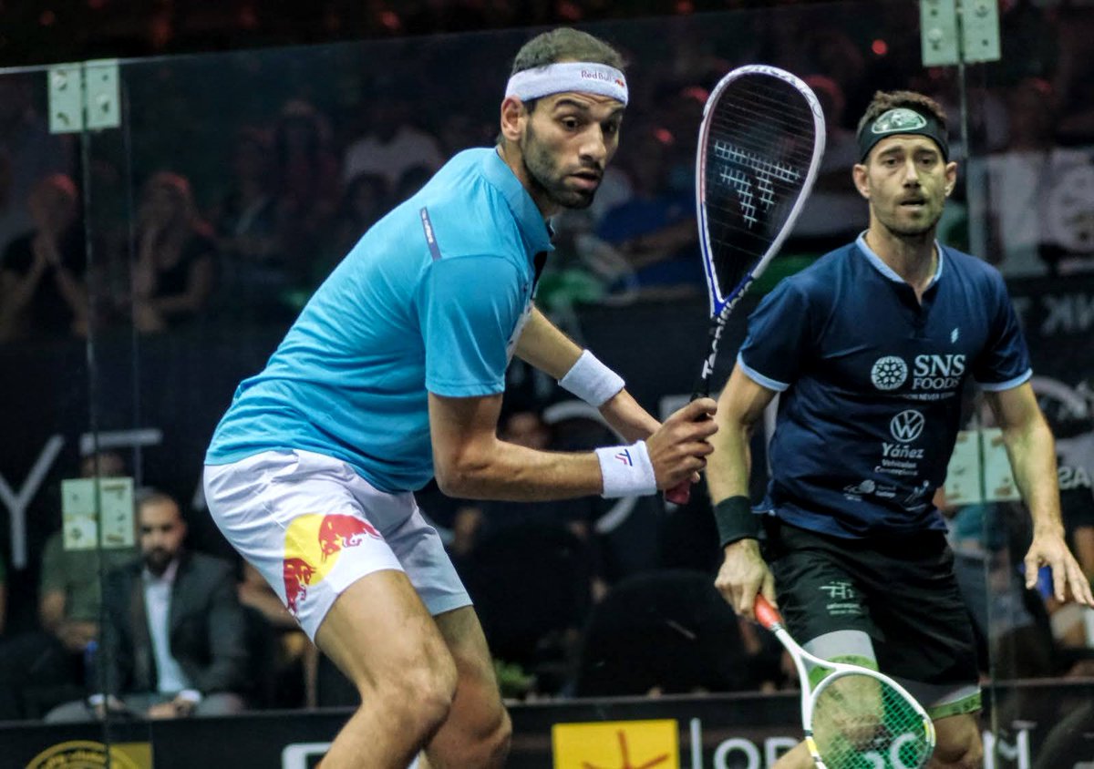 Result: <a href="/ElGounaSquash/">ElGouna Squash</a> Men's RD3

🇪🇬 [3] <a href="/MoElshorbagy/">Mohamed ElShorbagy</a> beats <a href="/golansquash/">Borja Golán</a> 🇪🇸
3-0: 11-7, 11-7, 11-6 (47m)

#ElGounaSquash