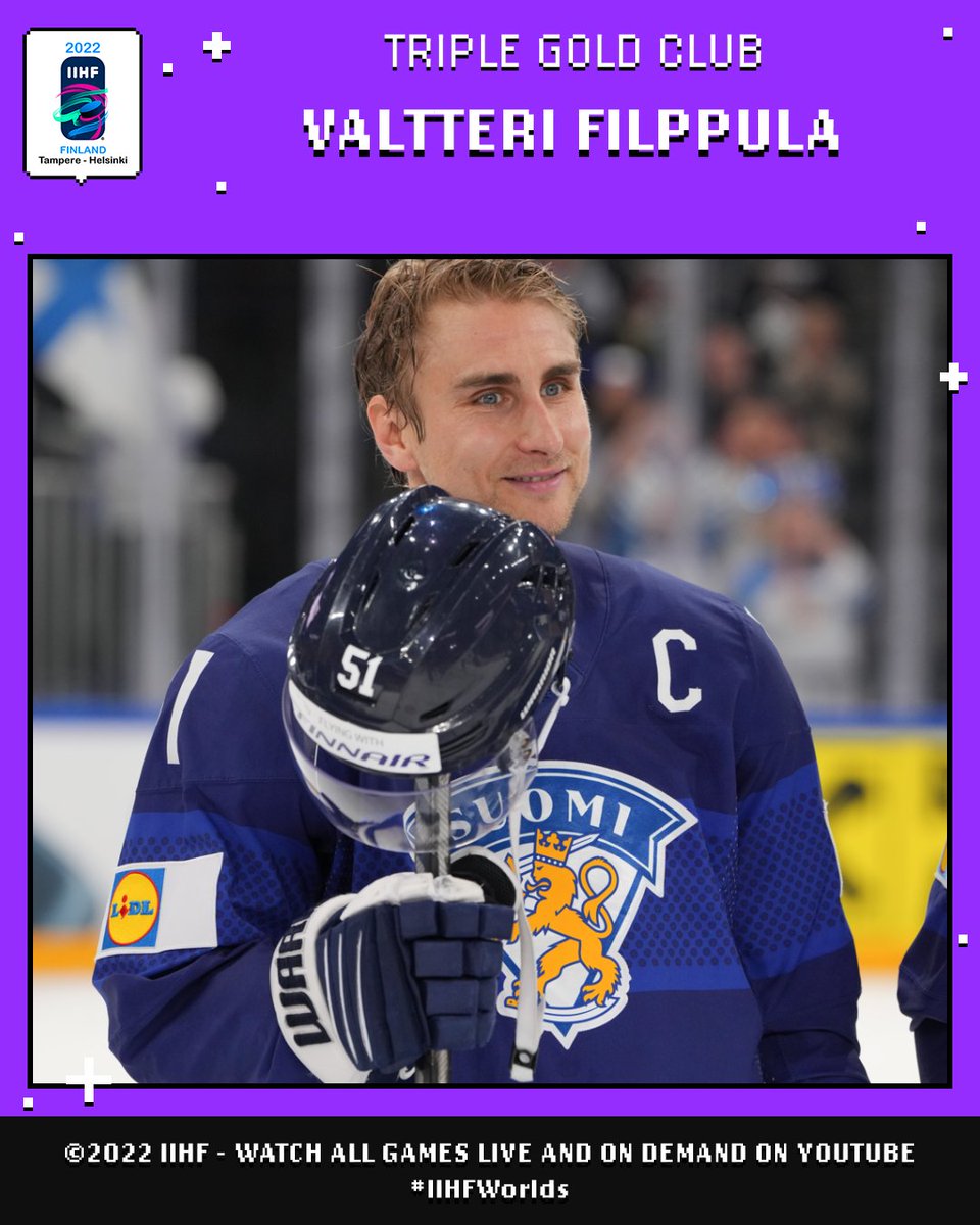 IIHFHockey's tweet image. The Triple Gold Club has a new member!🥇🥇🏆  @leijonat