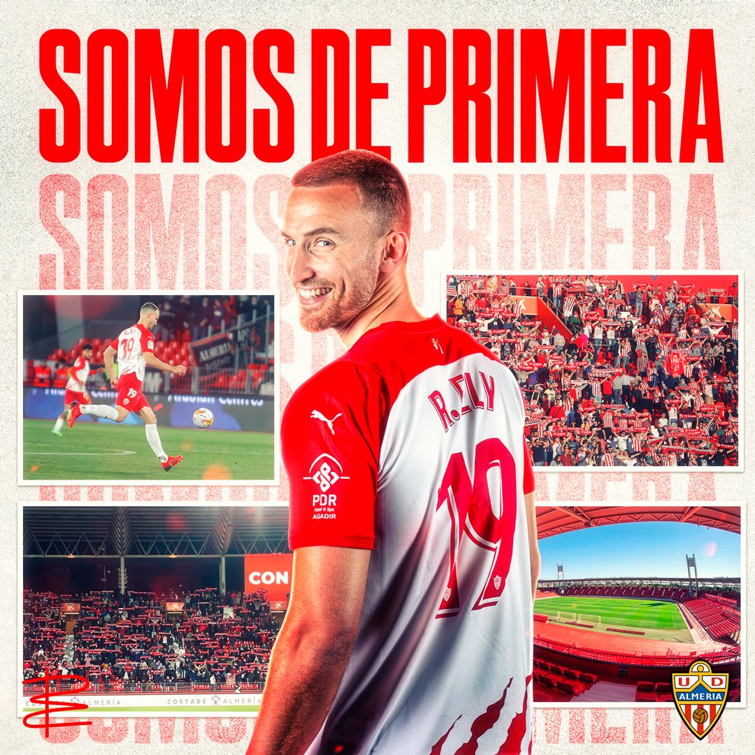 RodriElyOficial's tweet photo. ¡¡¡Somos DE PRIMERA!!! 🙌  @U_D_Almeria https://t.co/YdfpmK3zdL