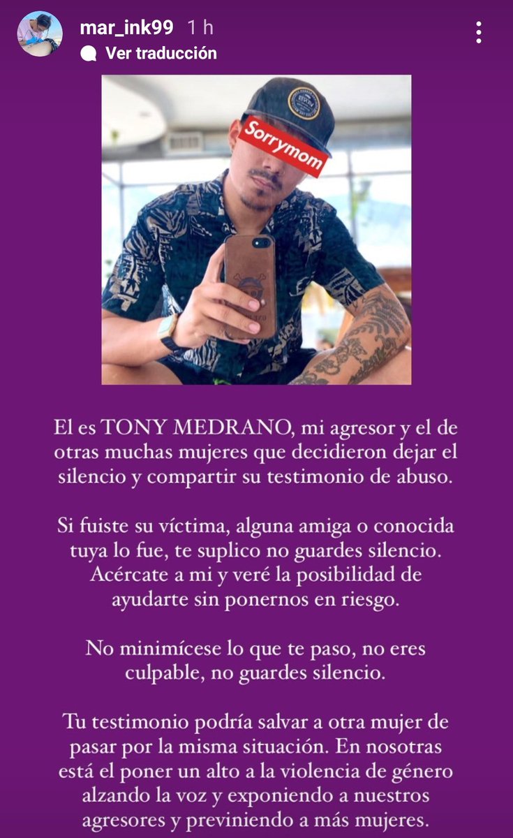 Una más de violencia hacia las mujeres.
Toda la denuncia está en el instagram de Mariana.
instagram.com/mar_ink99?igsh…