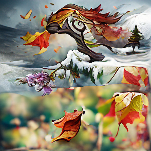 O_T_Human's tweet photo. Portray a sense of courage with the changing of the seasons (#DQFF) #art #artist #artwork #nft #nfts #nftcollector https://t.co/0Q8WQCD2EA