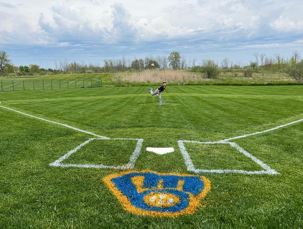 BrianHagel's tweet photo. Hagel Field 2022! #FieldOfDreams #Brewers https://t.co/y1RJhNjaPr